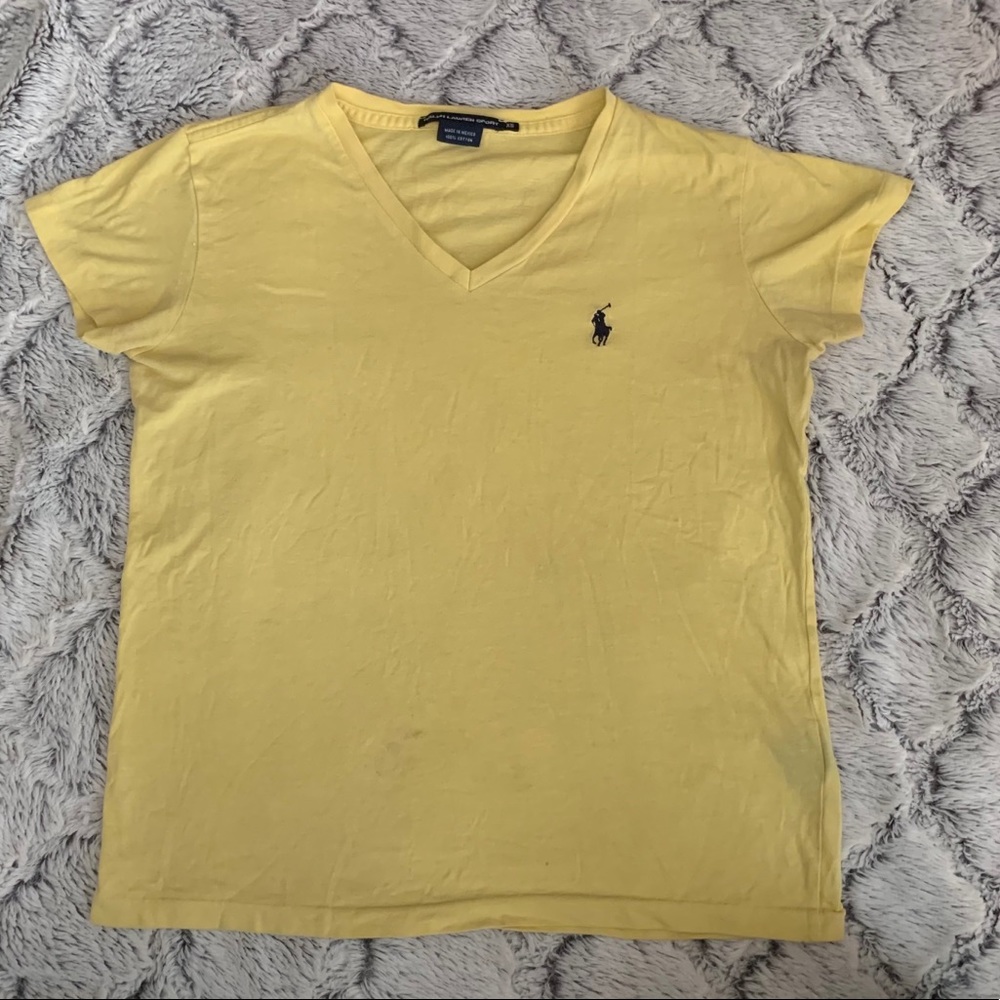 Vintage Yellow Ralph Lauren TShirt